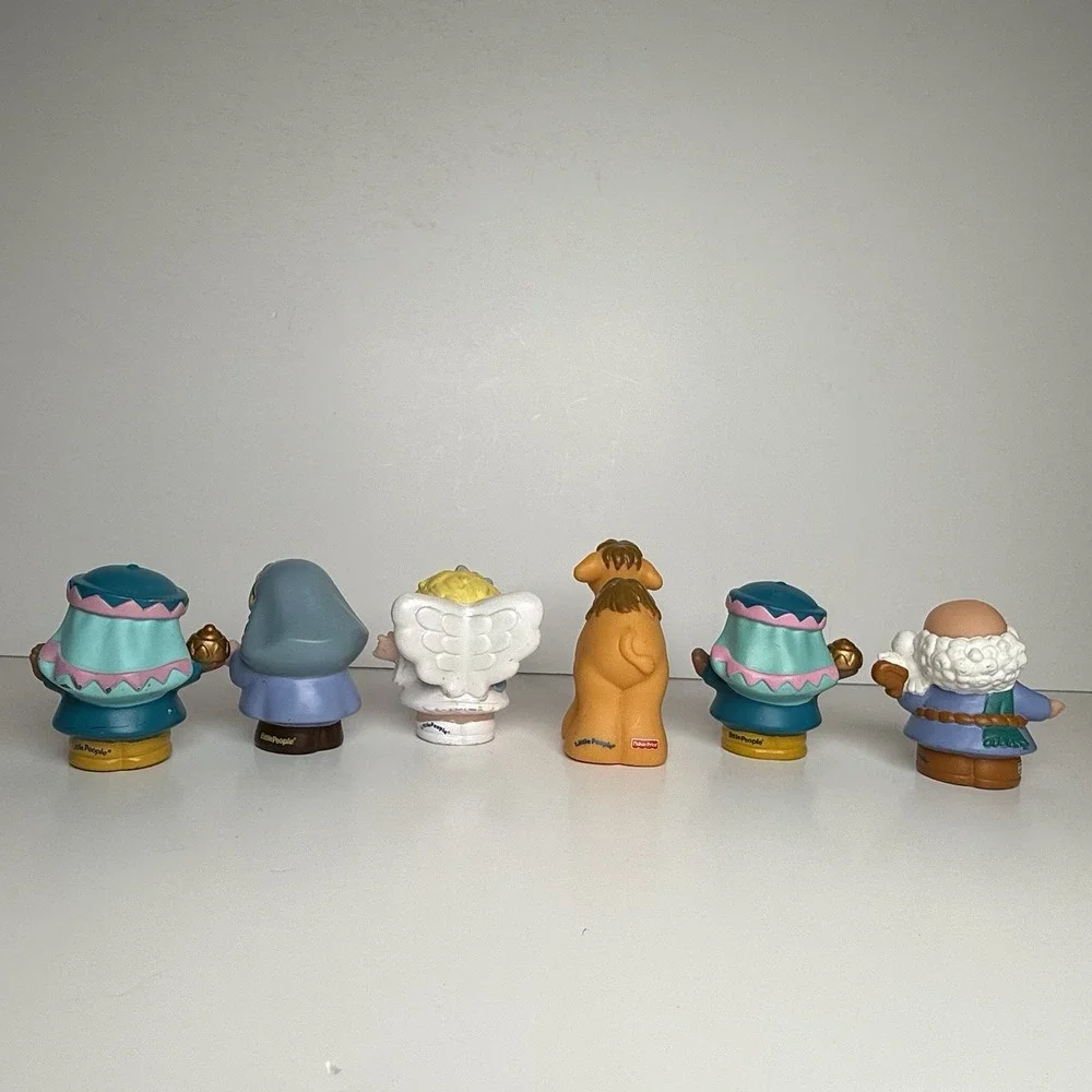 Fisher Price Little People Figure Toy Nativity Christmas Religious Noah Set Of 6